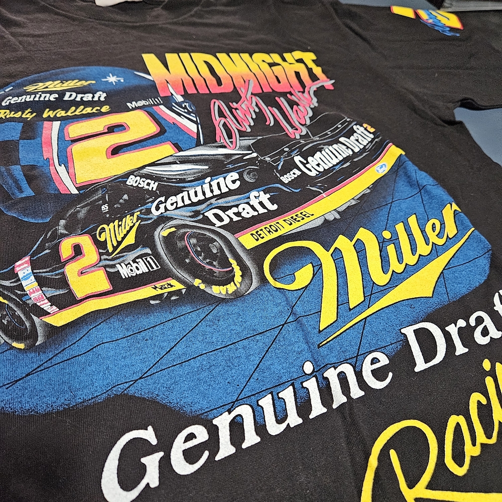 Black Racing Tee - Picture 2 of 5